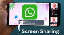 WhatsApp screen sharing