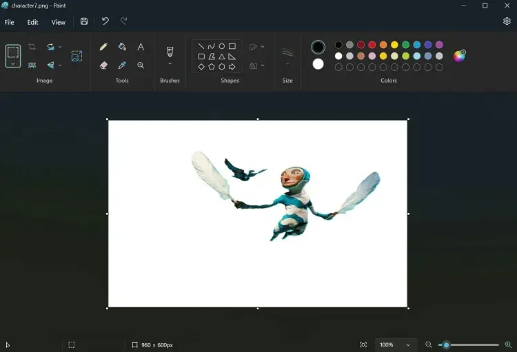 Microsoft Paint Background